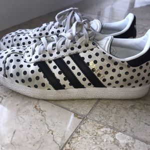 adidas gazelle poka-dot shoes